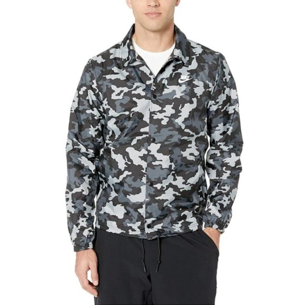 Men's Nike Sportswear Woven Camo Coaches' Jacket